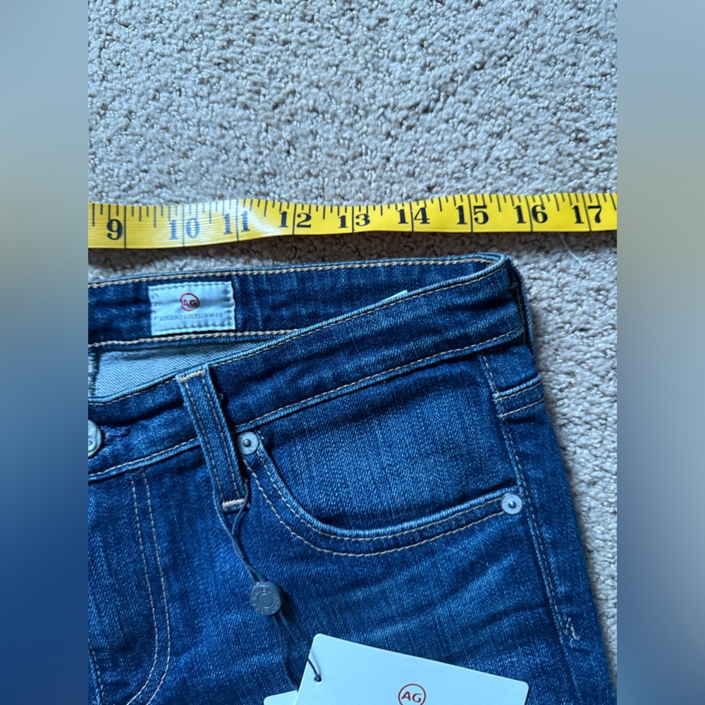 AG Adriano Goldschmied Women's Skinny Jeans - Dark Blue - Picture 6 of 9